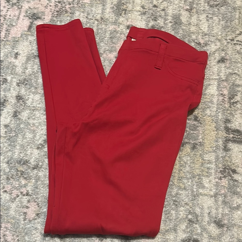 Faded Glory Red Jeggings Vibrant Denim